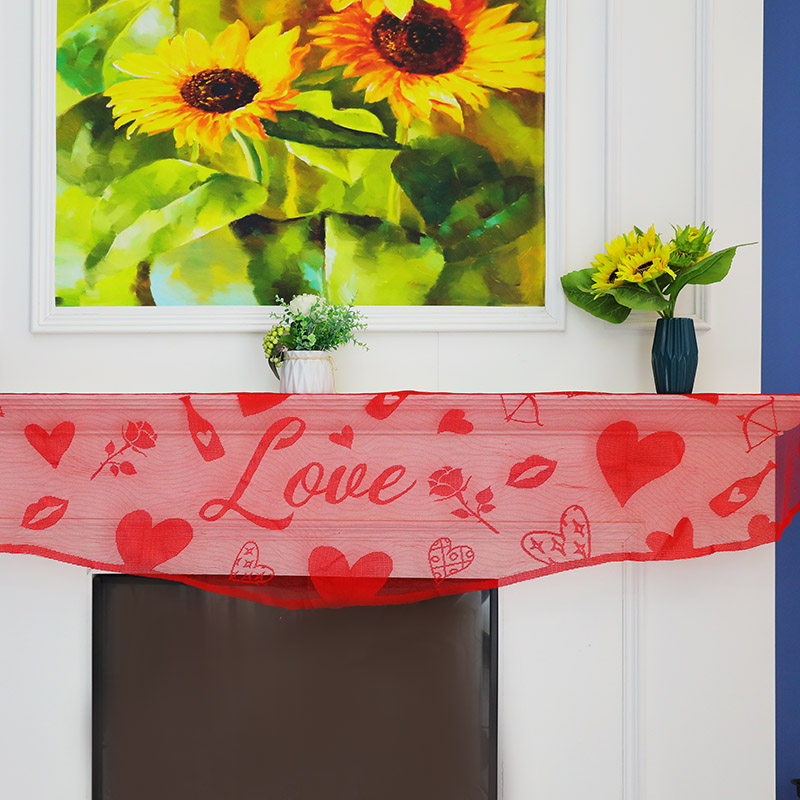 Valentijn open haard dekking